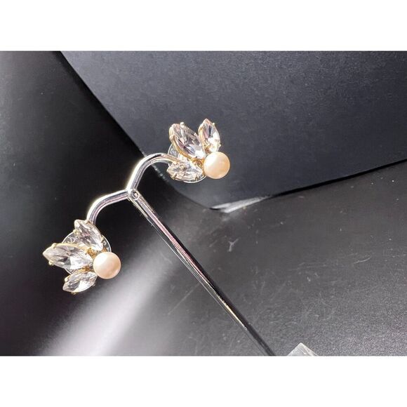 Stella & Dot Crystal Waterfall Earrings - Picture 4 of 11